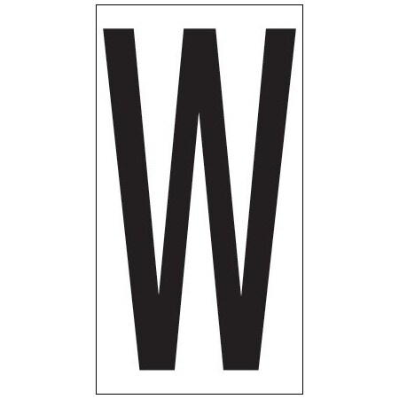 Bsc Preferred 3-1/2'' ''W'' Vinyl Warehouse Letter Labels, 50PK BUY00021747